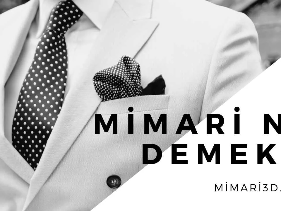 mimari ne demek
