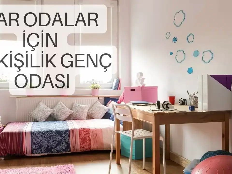 Dar Odalar İçin İki Kişilik Genç Odası