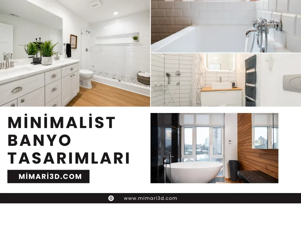 Minimalist banyo tasarımları