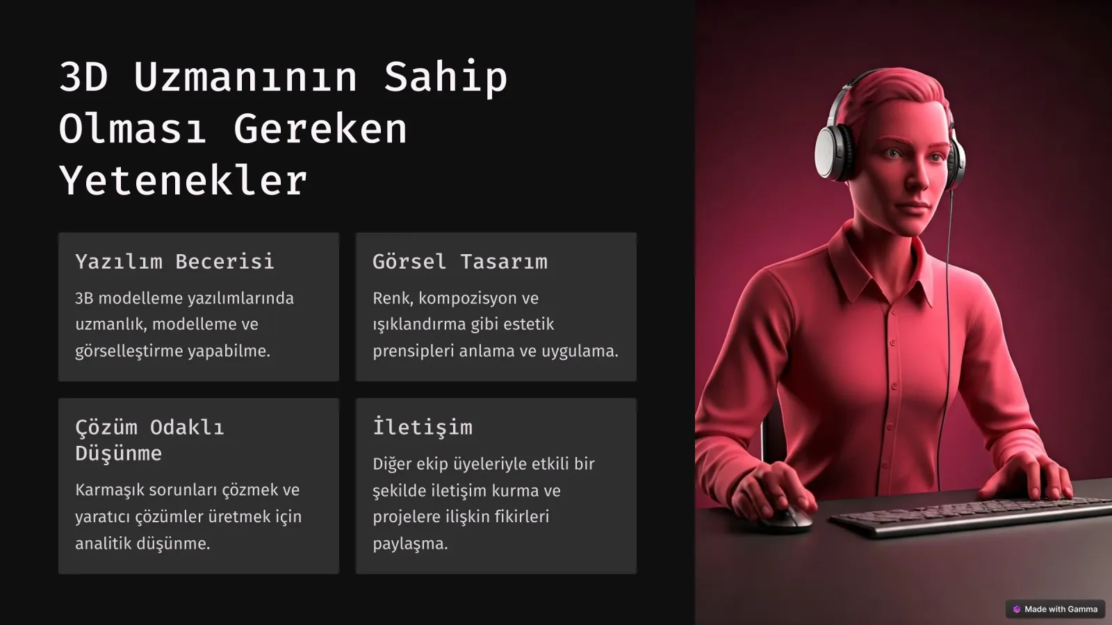 3D Görselleştirme Uzmanlığı