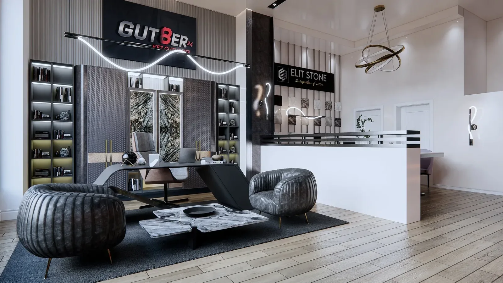 Executive Office and Reception Design